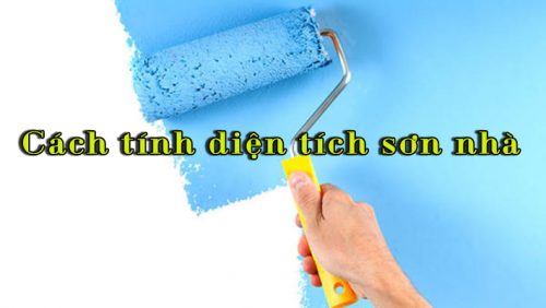 cách tính diện tích sơn nhà