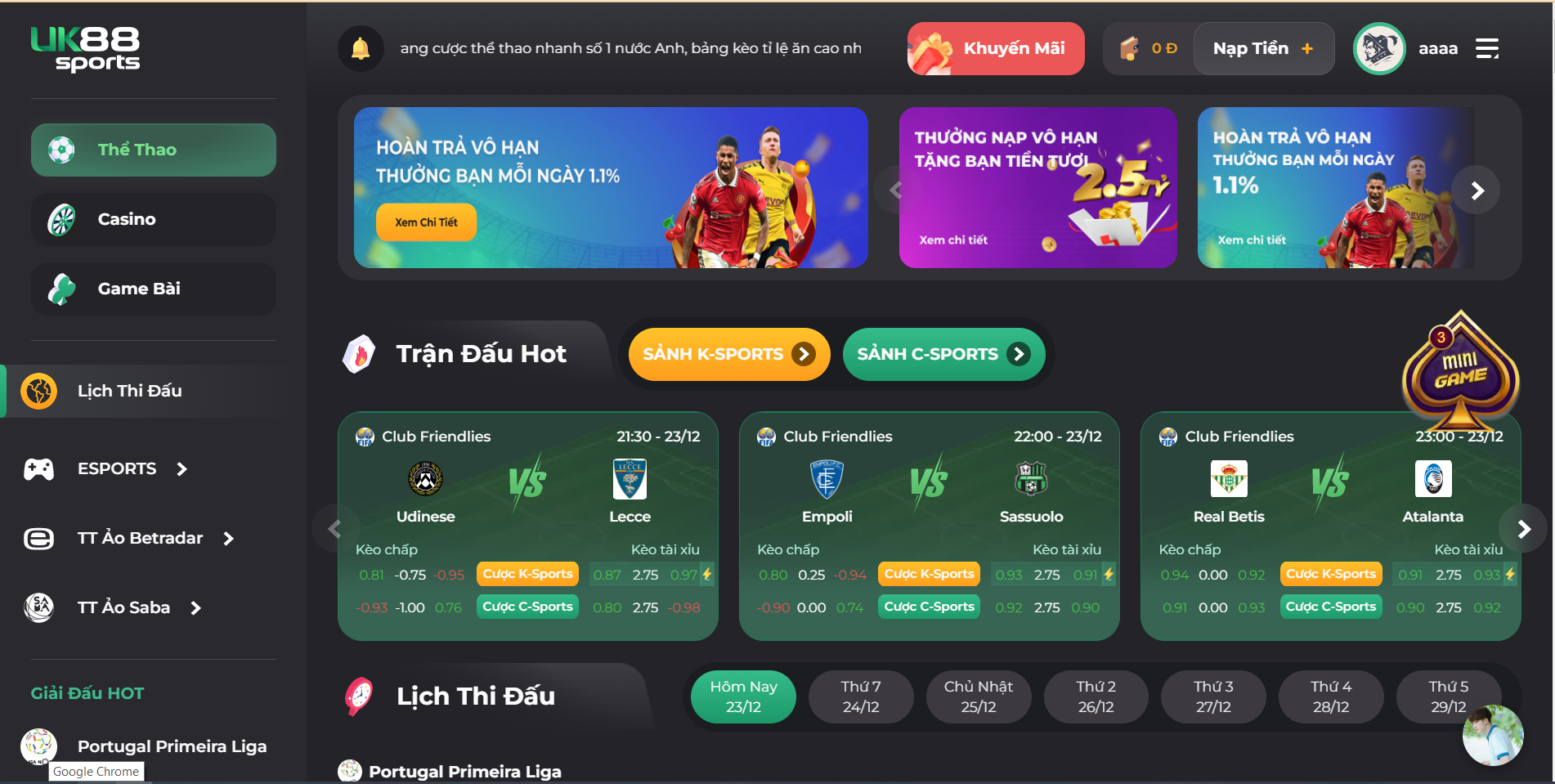 UK88- Trang nhà cái cá cược trực tuyến hàng đầu Châu Á