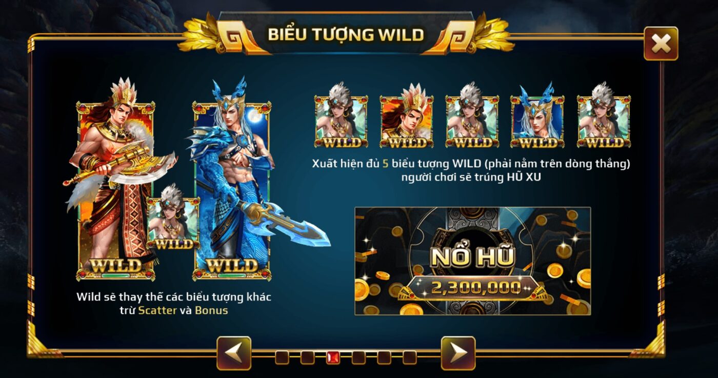Những biểu tượng bạn cần lưu ý khi chơi Sơn tinh thuỷ tinh link vao UK88