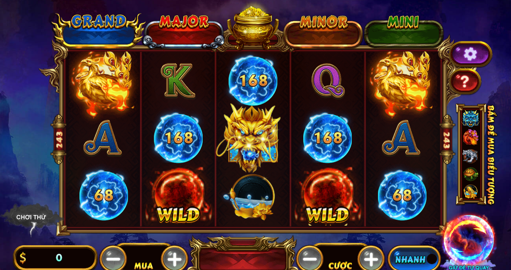 Một số mẹo khi tham gia game Tứ linh