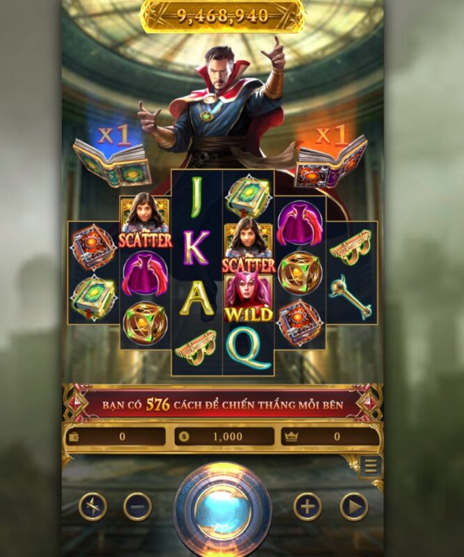 Cách chơi của nổ hũ Doctor Strange tại link vao UK88