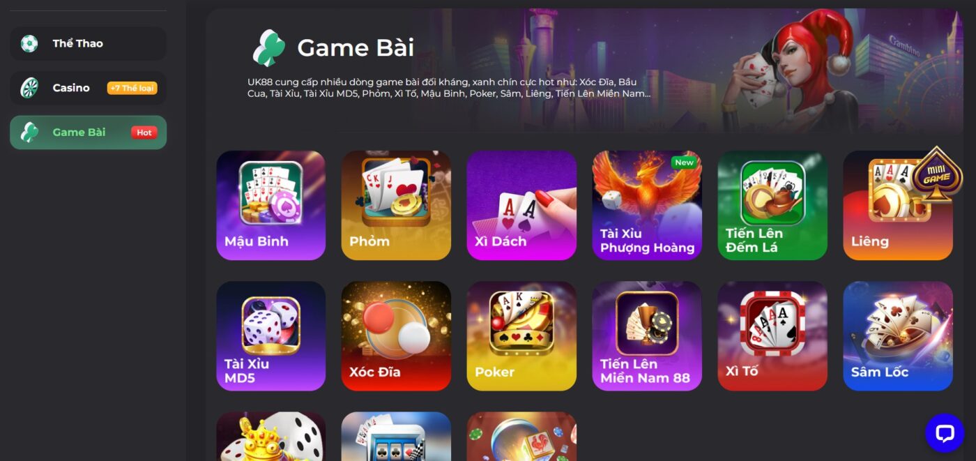 Khái quát về game bài Poker tai link vao UK88
