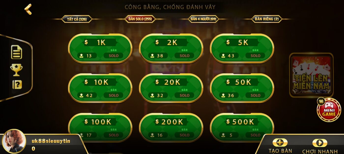 Những quy tắc cơ bản trong Tiến lên đếm lá của nha cai UK88