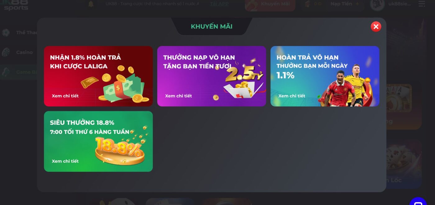 Những điều cần lưu ý khi tham gia khuyến mãi của link vao UK88
